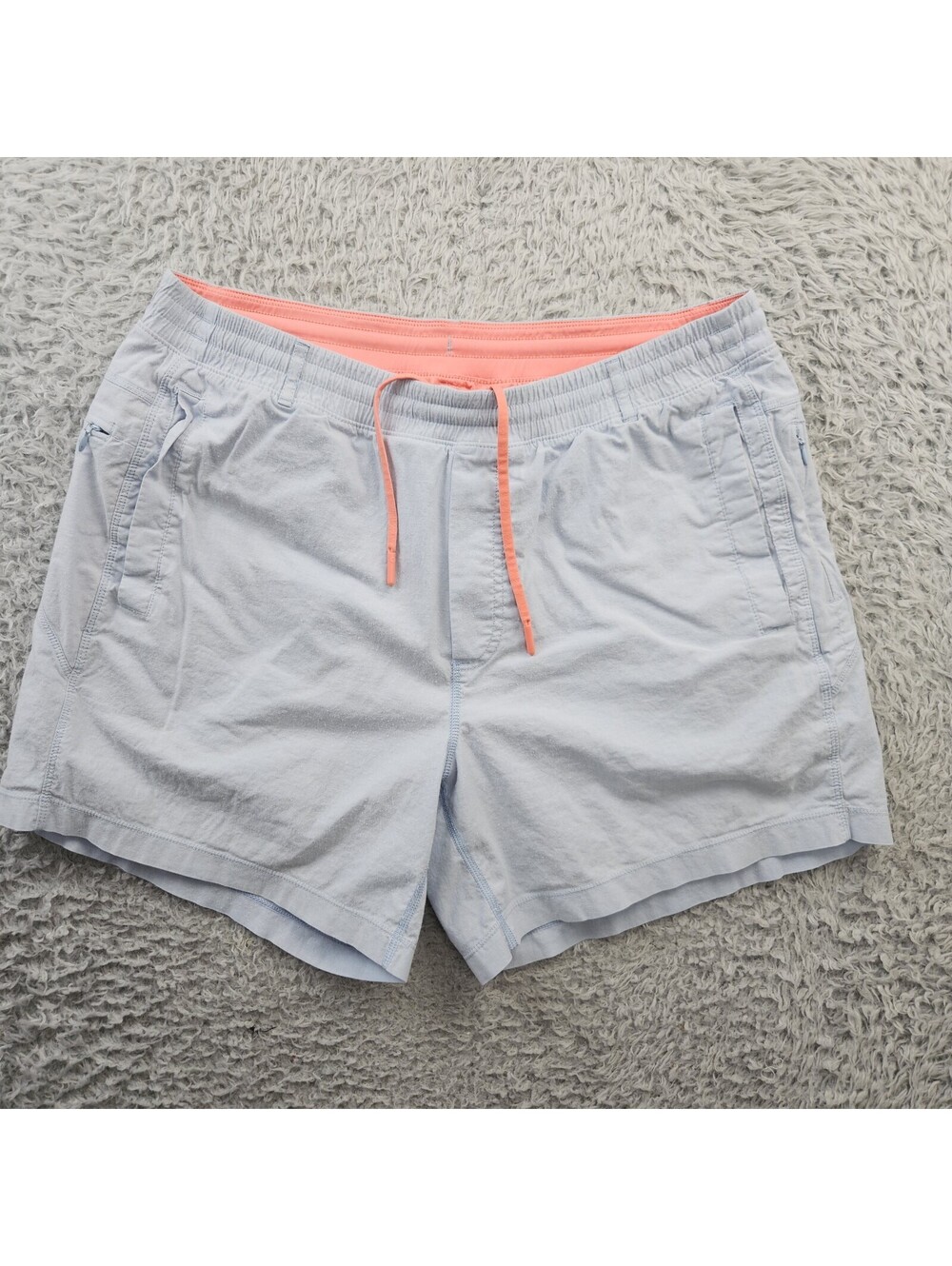Birddogs Shorts Boomstick Men XL Blue / Peach Lined Golf Lounge (Fits 33-38)
